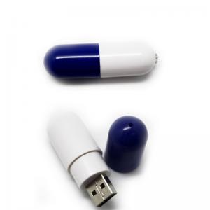 Quality Pharmacy Promotion Pill Shaped Plastic USB Flash Drive, 1GB 2GB 4GB Novelty USB Flash for sale