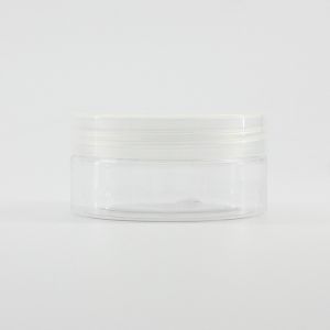 China 100ml Clear Candy Biscuit Plastic Packaging Jar PP Screw Cap on sale