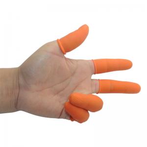 China 0.22mm Hand Protection Gloves ESD Latex Finger Cots , Cleanroom Anti Static Finger Cots on sale