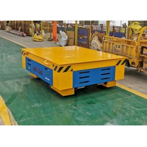 Quality Adjustable P18 P50 QU100 Rail Electric Transfer Cart For Material Transportation for sale