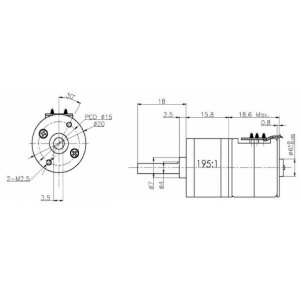20mm Geared Stepper Motor 2 Phase 4 Wire Stepping Motor For Urine Analyzer 1