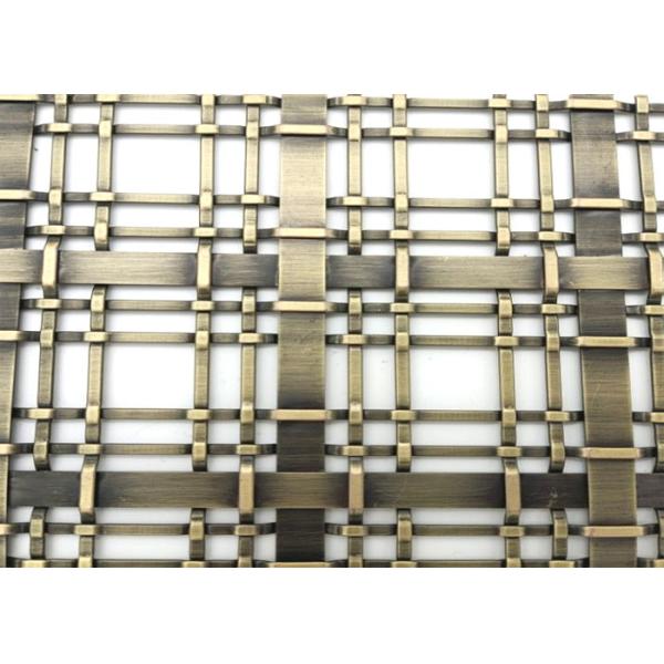 Woven Metal 316 Ss Rope Decorative Wire Mesh For Railing Balustrade Infill Panels