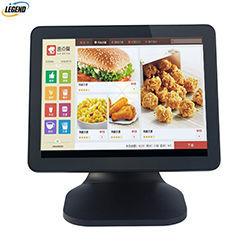 T670 15.6'' Widescreen touch screen pos all in one pc desktop pos system windows Border color and 12'' VFD Optional