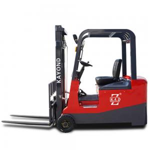 Quality 2.2KW 7.0KPH Mini 3 Wheel Electric Battery Operated Forklift for sale