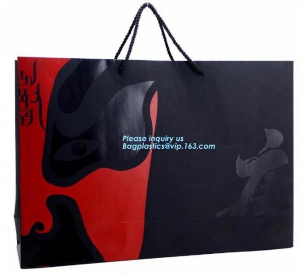 Cheap Customized Pink Printed Paper Shopping Bag For Clothing and Gift,Recycled Luxury Paper Bags & Retail Carrier Bags