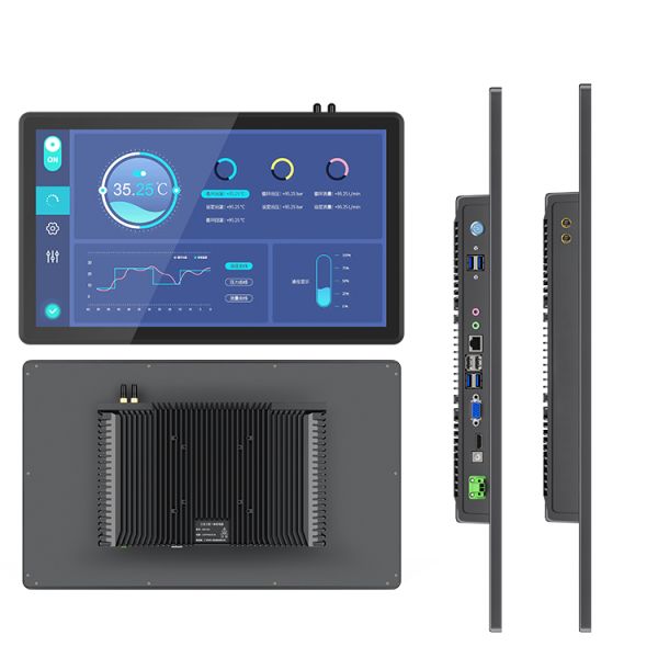 15" IP65 Waterproof Panel PC 1920x1080 Capacitive Touch Fanless Custom Logo Immediate Stock Available
