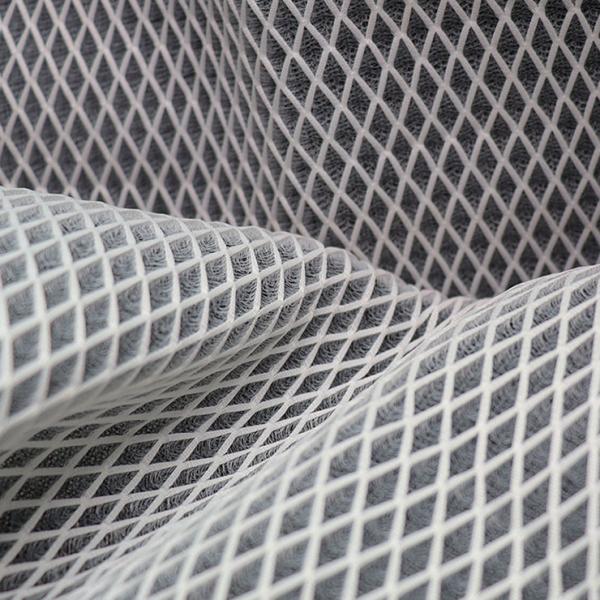 Black 2mm Spacer Mesh Fabric High Breathability Air Filter Mesh Fabric