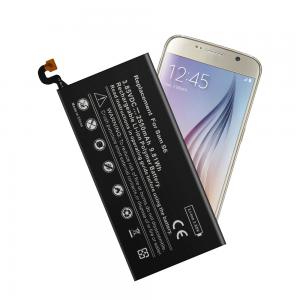 Quality S6 Internal Samsung Phone Battery 100% Pure Cobalt Material With One Year Warranty for sale