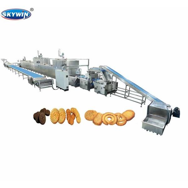 Soft Biscuit Production Line Rotary Moulder Biscuit Making Machine 50-200kg/H Capacity