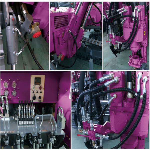 Rotary Borehole DTH Drilling Rig Equipment Diesel Power Hydraulic For Minin