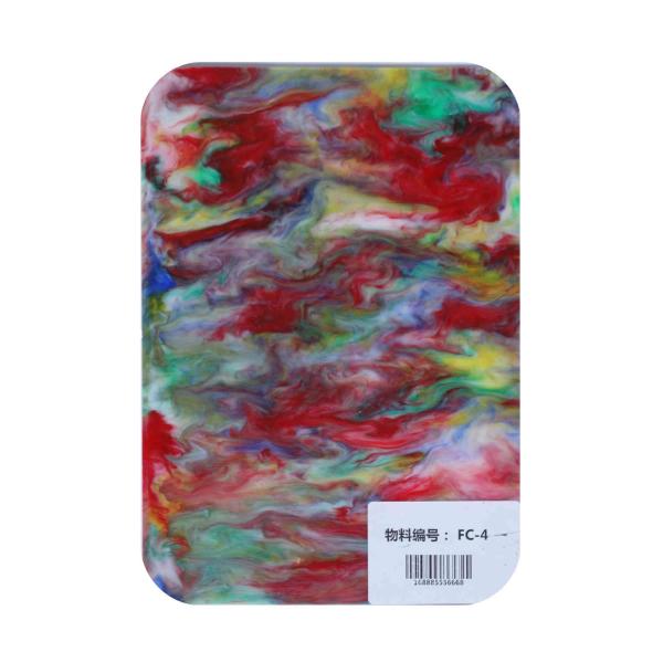 Color Mirror Marble Pattern Acrylic Sheet 1220*2440mm For Decoration Colorful Acrylic Sheet