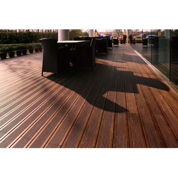 Eco-friendly Bamboo Flooring used for outdoor area, Bamboo Decking