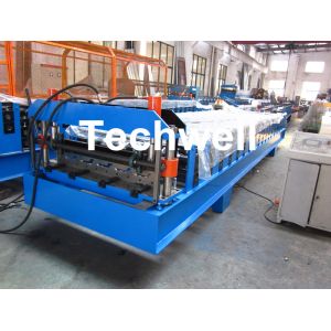 Quality Steel Metal Wall Cladding Roof Roll Forming Machine With PLC Control System for sale