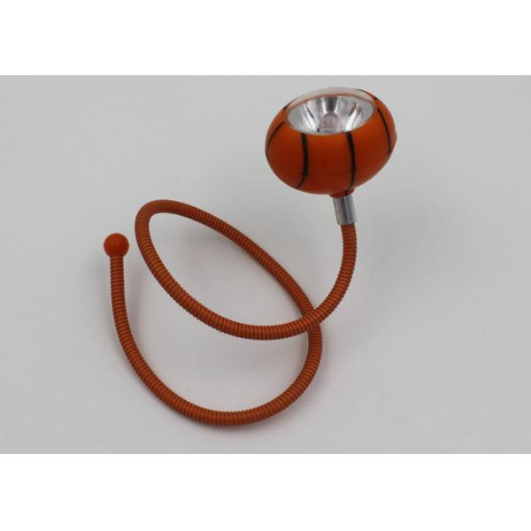 Soft Metal Tube Twist LED Flexible Book Light For Students / Portable LED Table Lamp