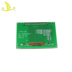Customize 128 64 LED Backlight Transflective Negative COG LCD Module