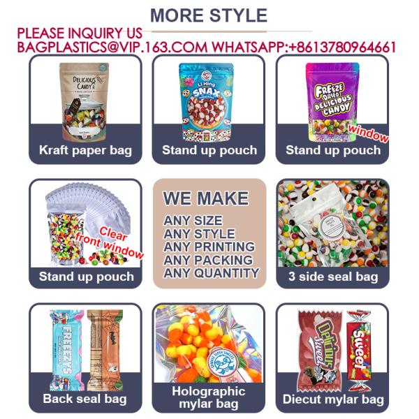 Zipper Bag Nuts Tea Food Snack Packaging Bag Plastic Packaging Sealed Aluminum Foil Bag