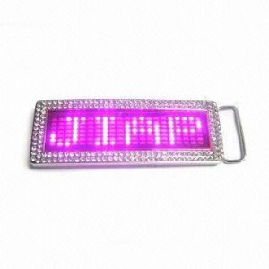 Quality Promotional Led display belt buckle panel for party for sale