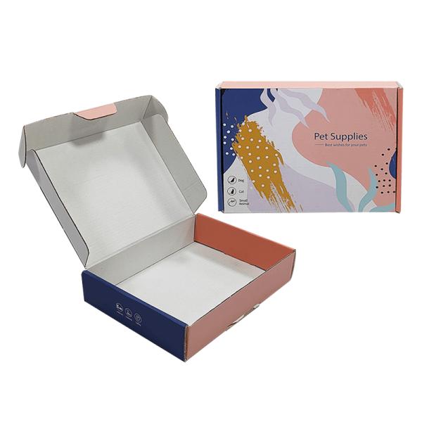 Customized Collapsible Paperboard Packaging Box Kraft Corrugated Mailer Boxes