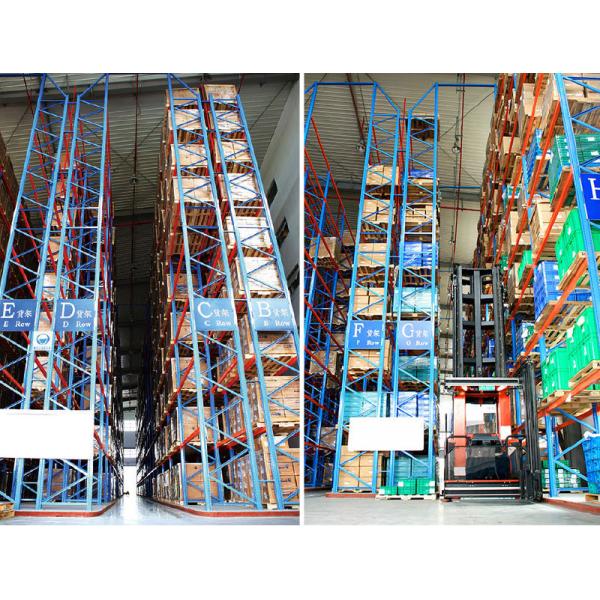 VNA Rack Or Very Narrow Aisle Rack High Density Warehouse Storage Racking