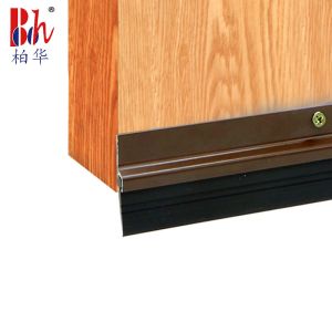 Buy cheap Screw Fixed Aluminium Rubber Strip For Bottom Of Door 1000mm Length from wholesalers