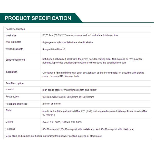Easy Installation 358 Security Fence Anti Corrosion 3mm-6mm Wire Diameter