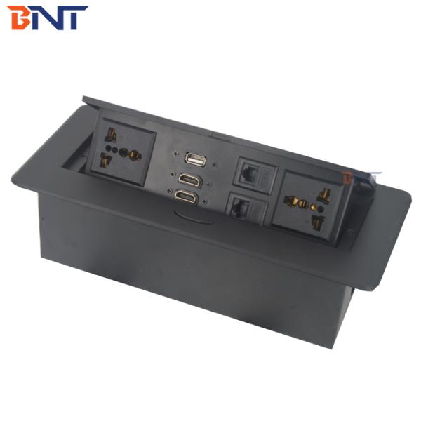 universal pop up counter table top electrical outlet socket for kitchen and office