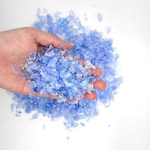 Quality Scrap PET Bottle Flake RPET Flakes Plastic Blue Recycled Pet Flakes for sale