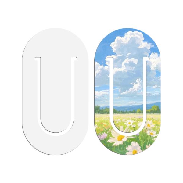 Double-Sided Blank Sublimation PET Bookmark Custom Plastic Bookmarks