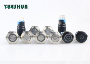 Quality High Security Waterproof Push Button Switch 16mm , IP67 Push Button Switch for sale