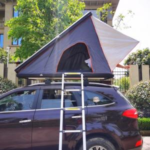 Quality 4x4 Car Camping Aluminium Hard Shell Triangle Rooftop Roof Top Tent with Ladder for sale