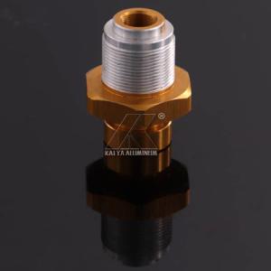 Quality High Hardness Brass Aluminium Profile CNC Deep Processing For Pipe Connections for sale
