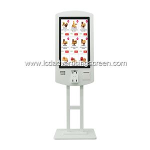 Quality Dual Screen Digital TFT Restaurant Ordering Machine With QR Scanner Printer for sale