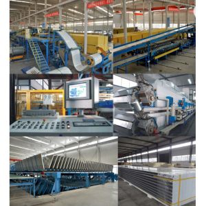 China Automatic PU Foam Sandwich Wall Panel Making Machine 32KW on sale