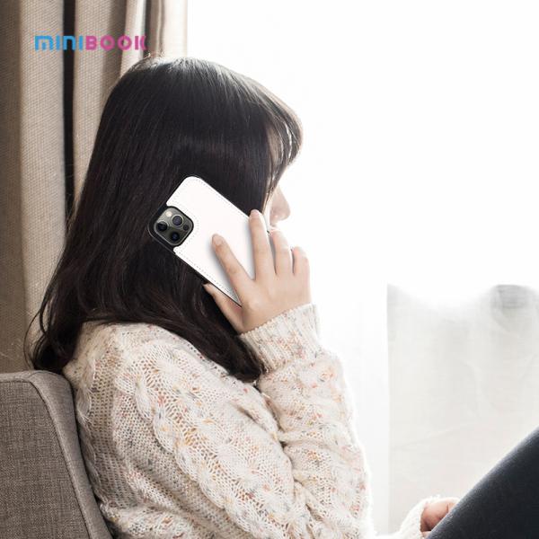 0.05kg Minibook Protective Mobile Phone Case for Iphone 13 12 PU Leather