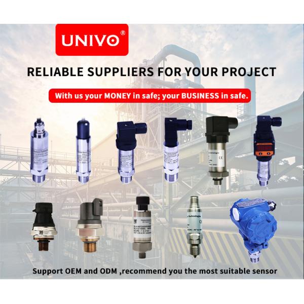 Comprehensive Accuracy ± 0.25% FS UNIVO AST2000-1569 Pressure Sensor for Industrial