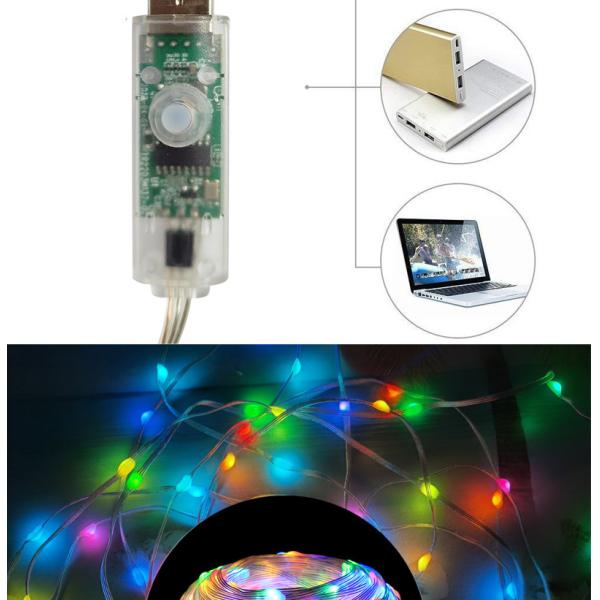 Tuya Smart Christmas String Lights 24 Key Infrared Remote Control Musical Rhythm