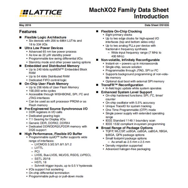 LCMXO2-1200UHC-4FTG256C Integrated Circuit Chip FPGA 206 I/O 256FTBGA