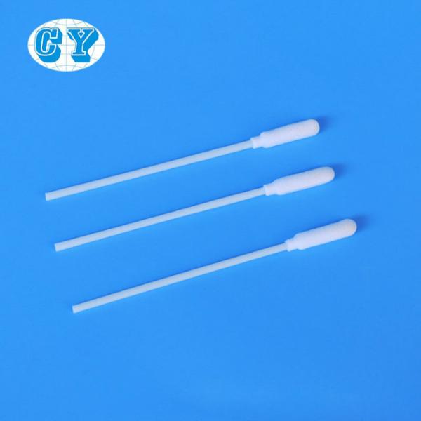 150mm Disposable Sterile Nylon Flocked Swab Foam Cleaning Cotton Swab