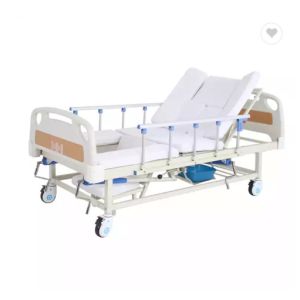 Quality Multifunction Cama De Manual Medical Hospital Home Care Nursing Bed With Toilet for sale
