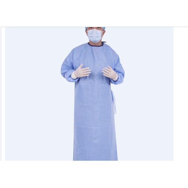 Sterile Waterproof Surgery 25g Blue Isolation Gowns
