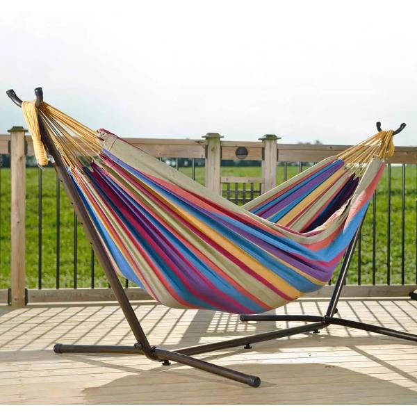 Easy Collapsible Beach Hammock Stand 15.7LBS Capacity For Indoor And Outdoor