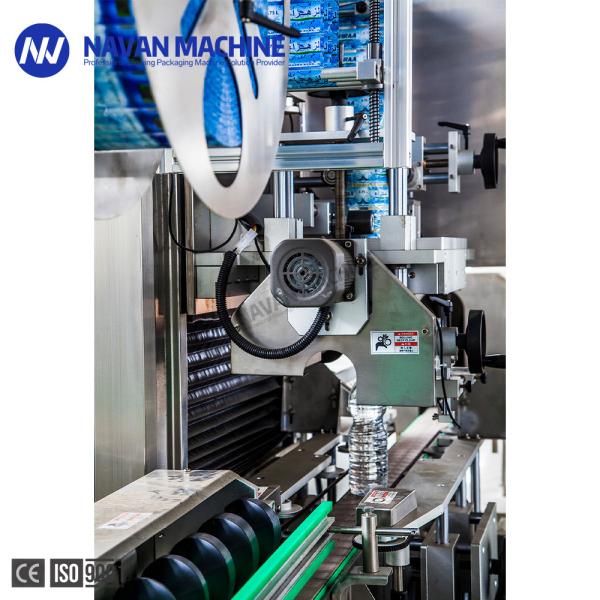 Full Automatic Bottles Sleeve Shrink Labeling Machine Auto Label Applicator