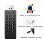 Password usb memory stick 16GB combination lock usb flash drive with protect