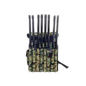 Quality 5.8G 2.4G 1.2G 900M 433M 2KM Backpack Jammer RF Amplifier Anti UAV FPV Swarms for sale