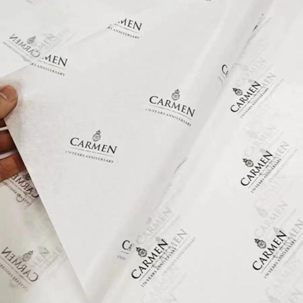 Uncoated Fancy Packaging Box Wrapping Tissue Paper Packing For Clothes Shoe