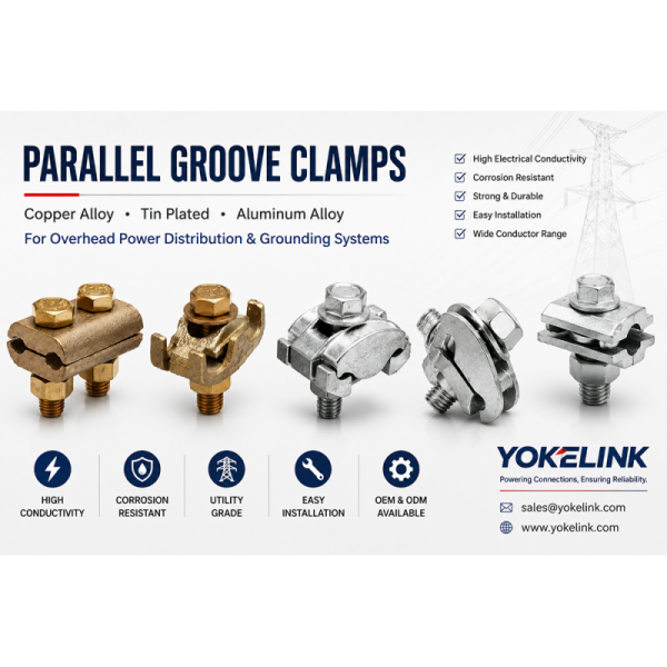 Universal Copper & Aluminum Parallel Groove Clamp | Electrical Cable Connector Clamps
