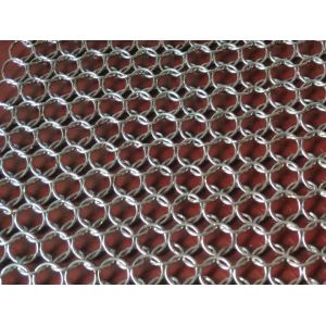 Quality ISO9001 Standard Stainless Steel Decorative Mesh Metal Chian Mail Curtain for sale