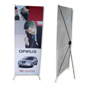 Quality Portable adjustable x banner stand W60-80 x H160-180cm Aluminum Material for sale