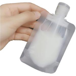 China 30ml 50ml 100ml Travel Clear Makeup Pouch Plastic Toiletry Containers Refillable Empty on sale