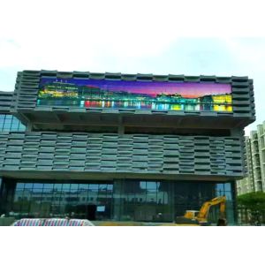 P10 / 12 Transparent Led Curtain Display for Shopping Mall Facade , Led Pixel